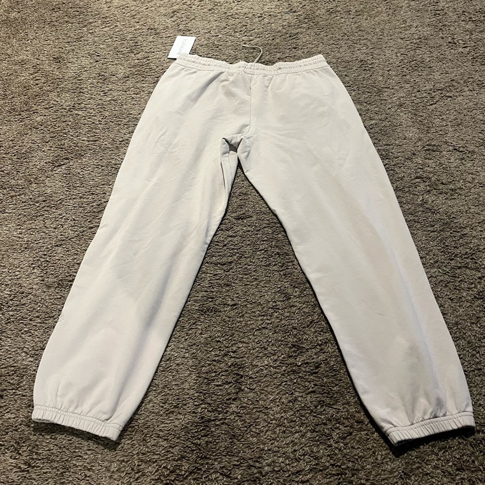 NWT Athleta Retroterry Mid Rise Jogger Abalone Grey Large - Picture 10 of 11